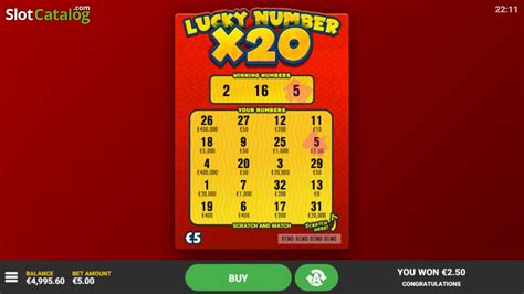 Play Lucky Number X20 slot